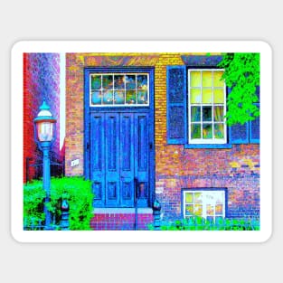 Toronto Life-Mackenzie House Museum-Available As Art Prints-Mugs,Cases,Duvets,T Shirts,Stickers,etc Sticker